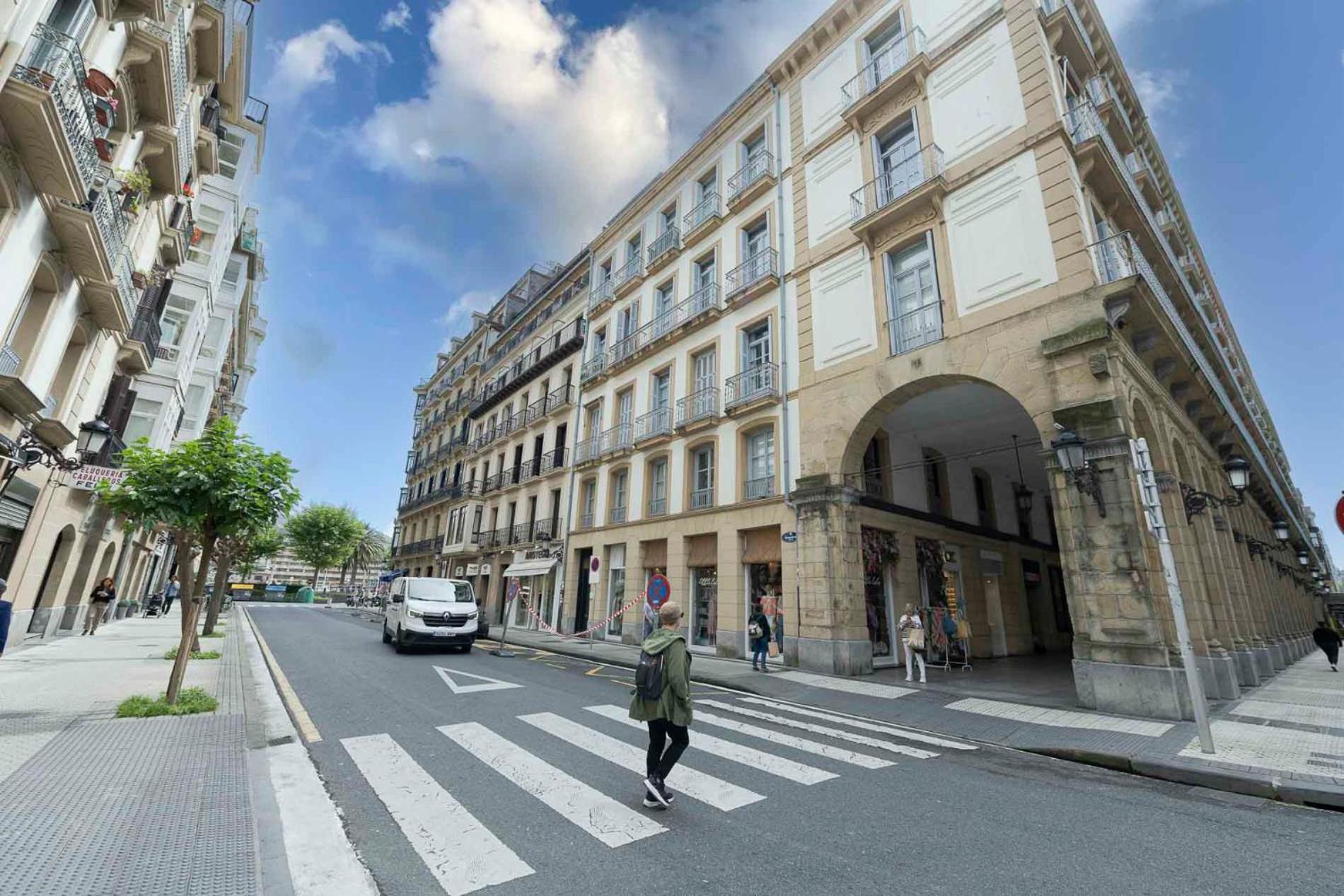 Apartamento Victoria En El Centro De 圣塞瓦斯蒂安 外观 照片